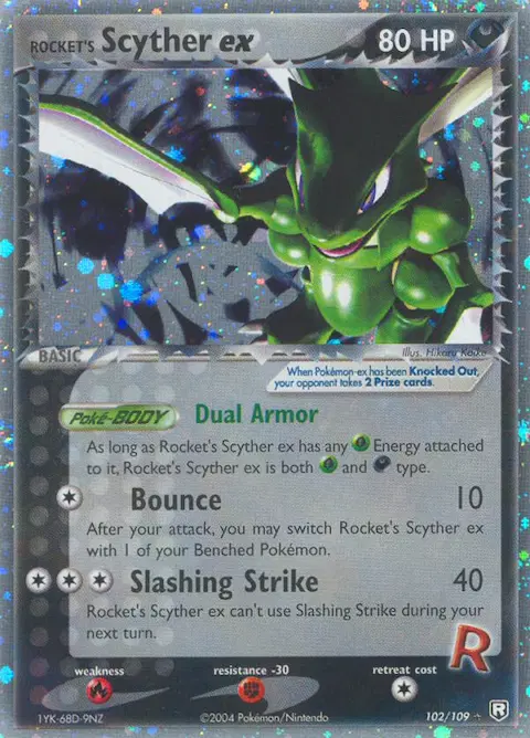 Rocket's Scyther ex, Team Rocket Returns 102/109