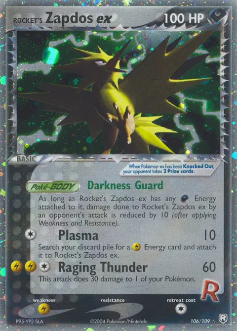 Rocket's Zapdos ex, Team Rocket Returns 106/109