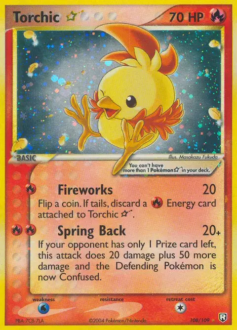 Torchic ☆, Team Rocket Returns 108/109
