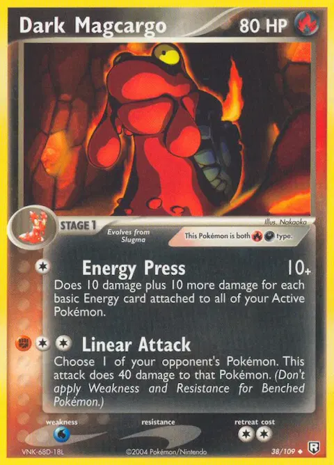 Dark Magcargo, Team Rocket Returns 38/109