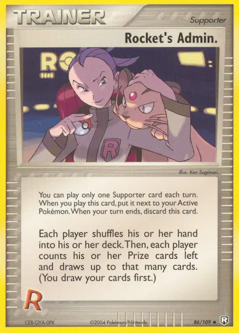 Rocket's Admin., Team Rocket Returns 86/109