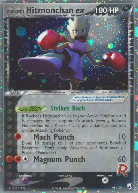 Rocket's Hitmonchan ex, Team Rocket Returns 98/109