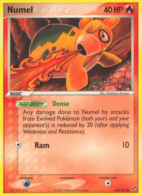 Numel, Deoxys 68/107