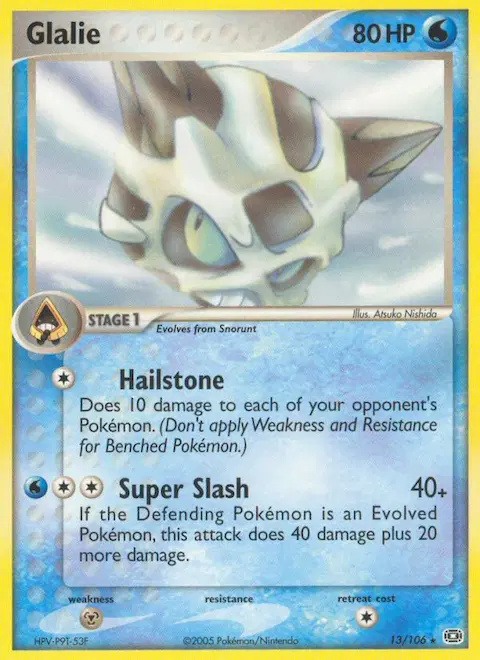 Glalie, Emerald 13/106
