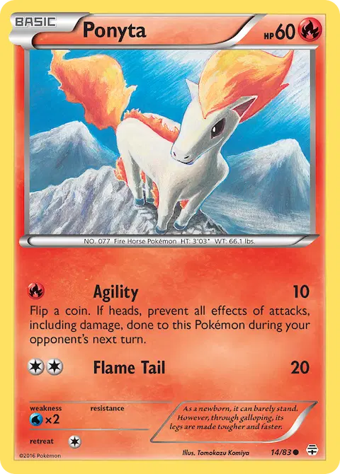 Ponyta, Generations 14/83