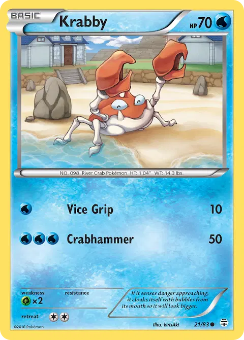 Krabby, Generations 21/83
