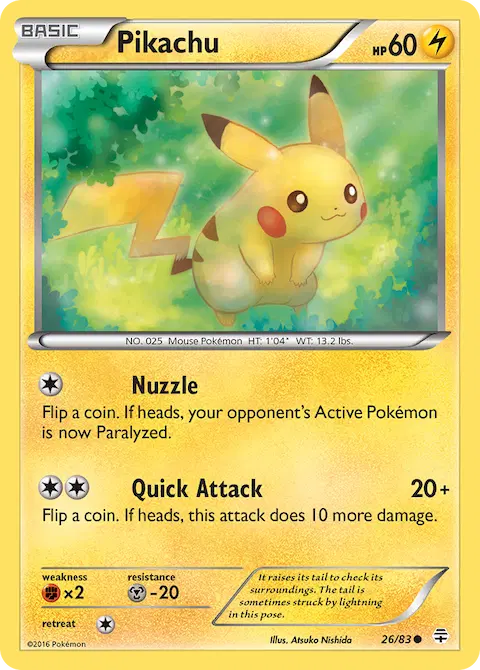 Pikachu, Generations 26/83