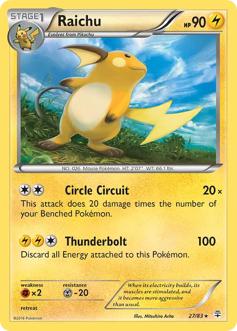 Raichu, Generations 27/83