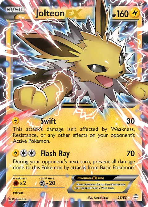 Jolteon EX, Generations 28/83