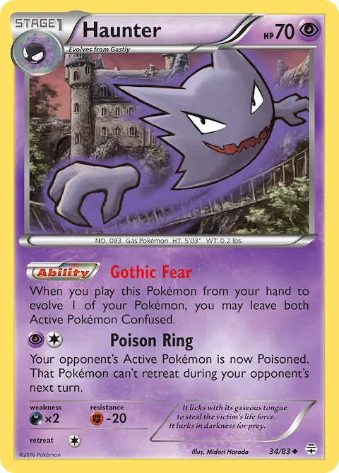 Haunter, Generations 34/83