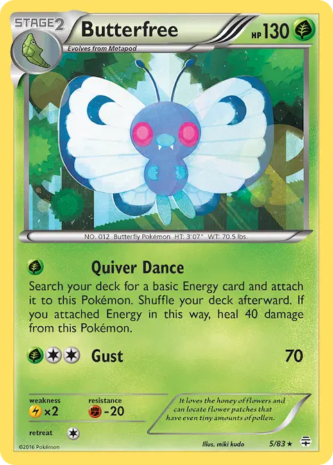 Butterfree, Generations 5/83