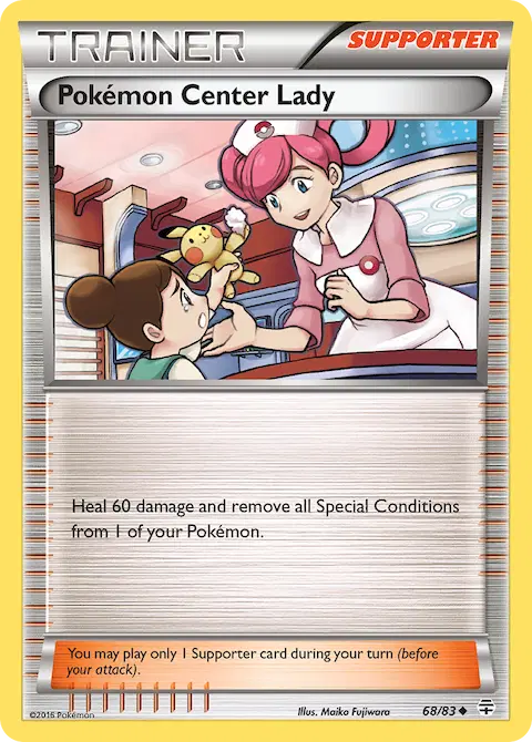 Pokémon Center Lady, Generations 68/83