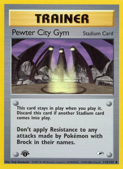 Pewter City Gym, Gym Heroes 115/132