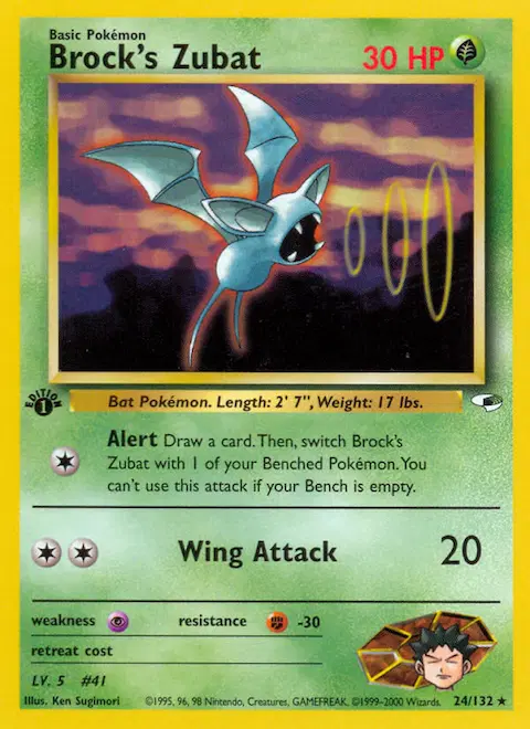 Brock's Zubat, Gym Heroes 24/132
