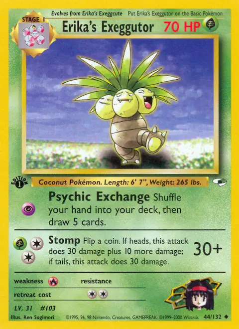 Erika's Exeggutor, Gym Heroes 44/132