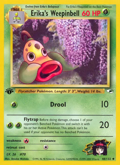 Erika's Weepinbell, Gym Heroes 48/132