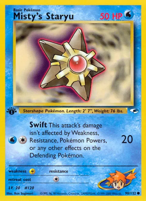 Misty's Staryu, Gym Heroes 90/132