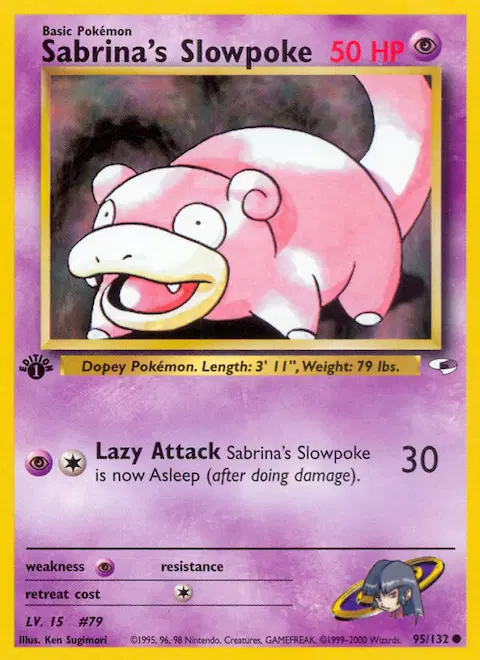 Sabrina's Slowpoke, Gym Heroes 95/132