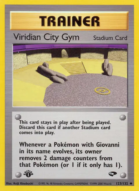 Viridian City Gym, Gym Challenge 123/132