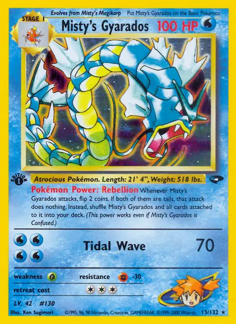 Misty's Gyarados, Gym Challenge 13/132