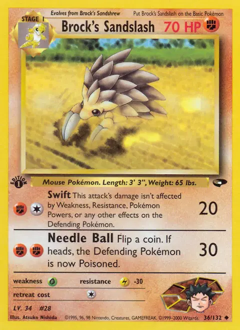 Brock's Sandslash, Gym Challenge 36/132
