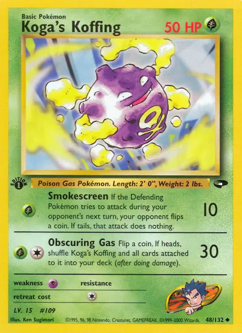 Koga's Koffing, Gym Challenge 48/132