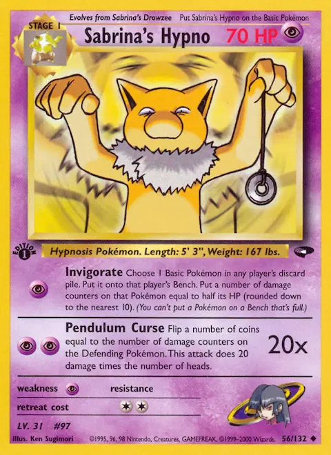 Sabrina's Hypno, Gym Challenge 56/132