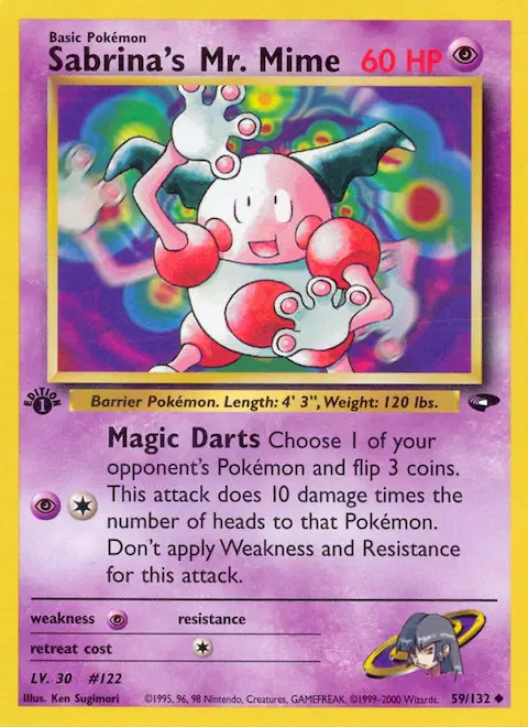 Sabrina's Mr. Mime, Gym Challenge 59/132
