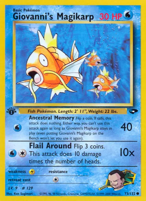 Giovanni's Magikarp, Gym Challenge 73/132