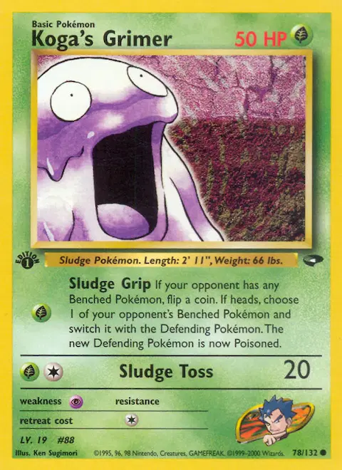 Koga's Grimer, Gym Challenge 78/132