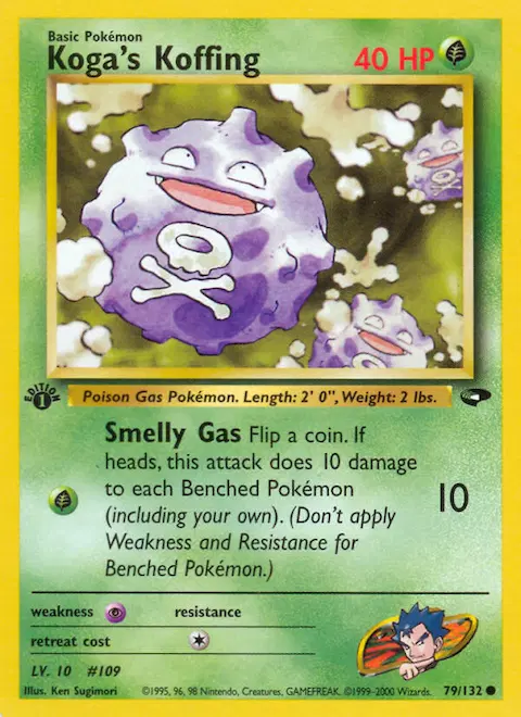 Koga's Koffing, Gym Challenge 79/132