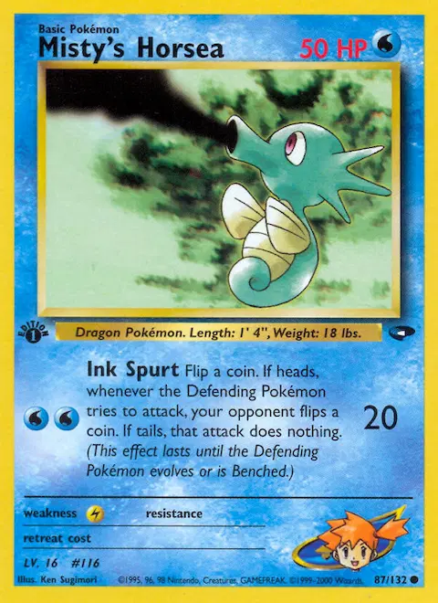 Misty's Horsea, Gym Challenge 87/132