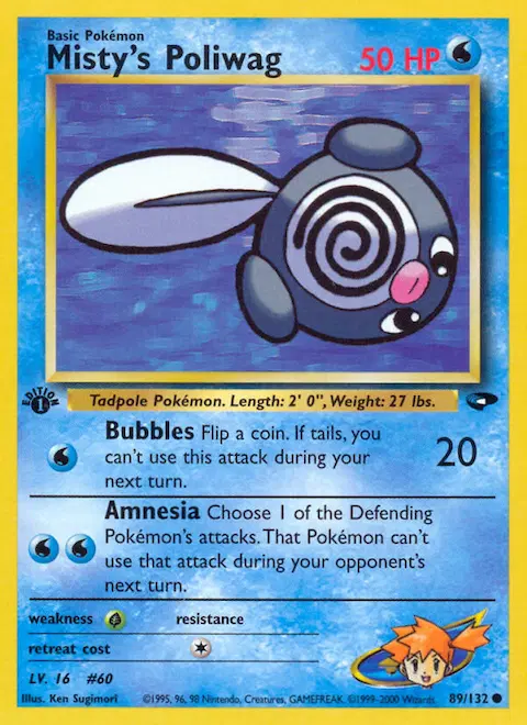Misty's Poliwag, Gym Challenge 89/132