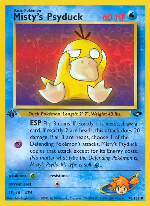 Misty's Psyduck, Gym Challenge 90/132