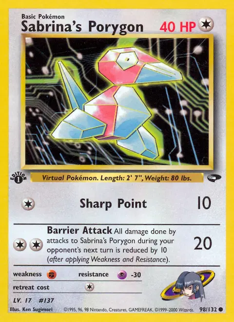 Sabrina's Porygon, Gym Challenge 98/132