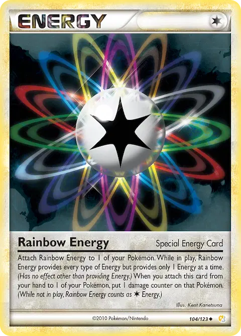Rainbow Energy, HeartGold SoulSilver 104/123