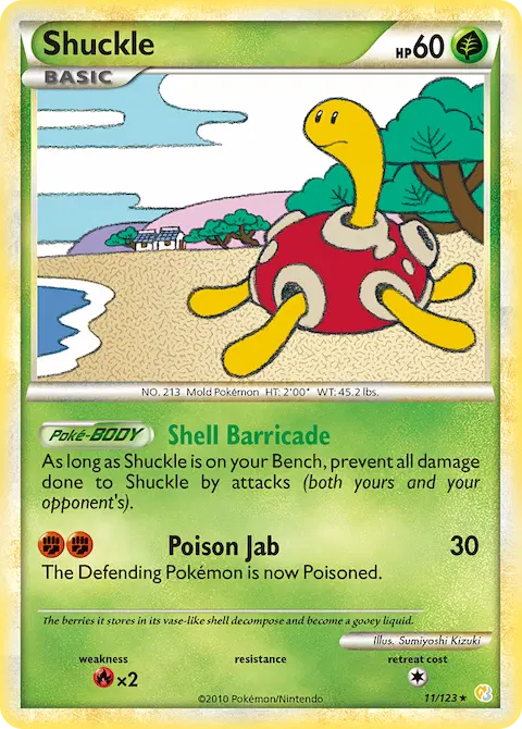 Shuckle, HeartGold SoulSilver 11/123