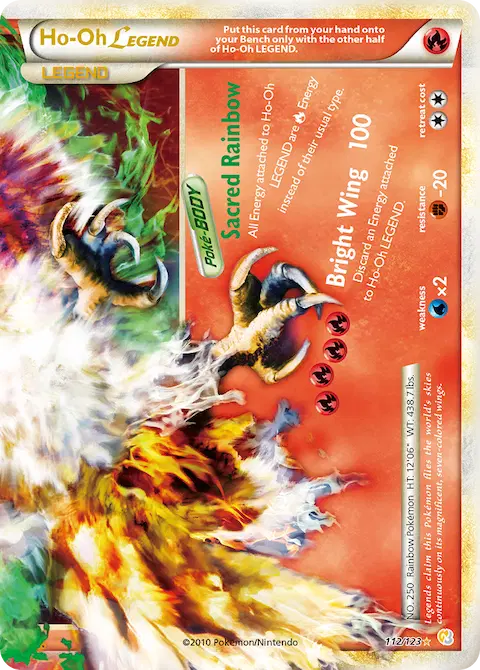 Ho-Oh LEGEND, HeartGold SoulSilver 112/123