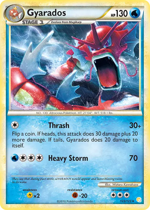 Gyarados, HeartGold SoulSilver 123/123