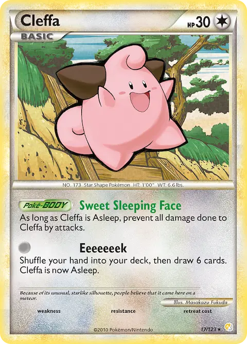 Cleffa, HeartGold SoulSilver 17/123