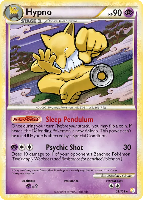 Hypno, HeartGold SoulSilver 23/123