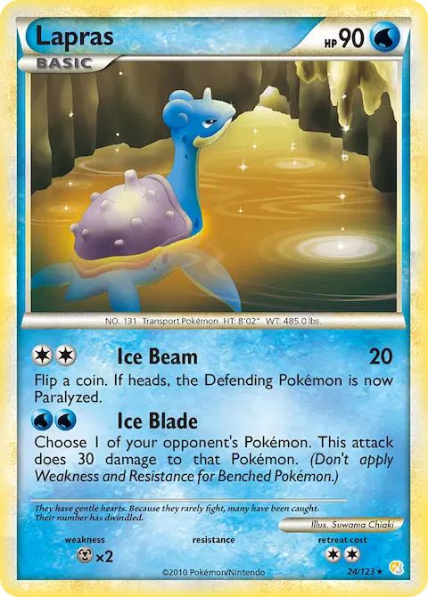 Lapras, HeartGold SoulSilver 24/123