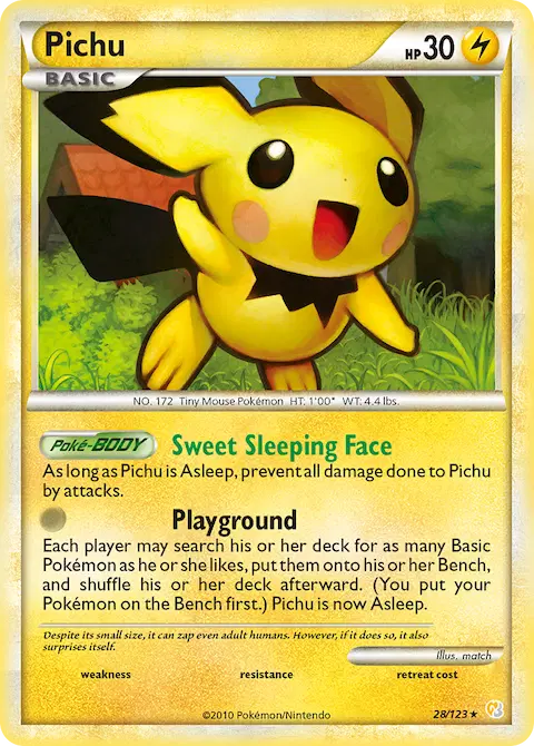 Pichu, HeartGold SoulSilver 28/123