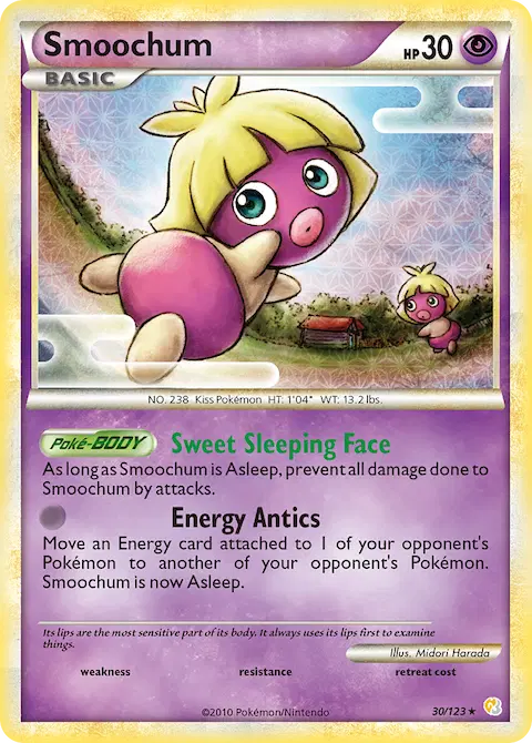 Smoochum, HeartGold SoulSilver 30/123