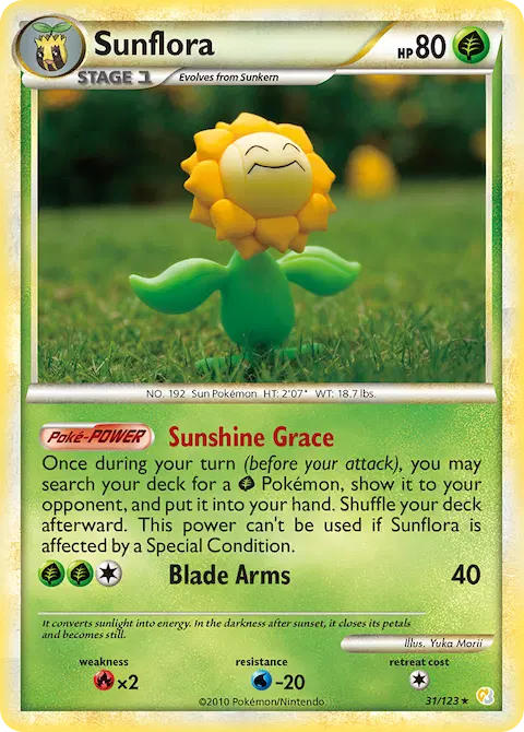Sunflora, HeartGold SoulSilver 31/123