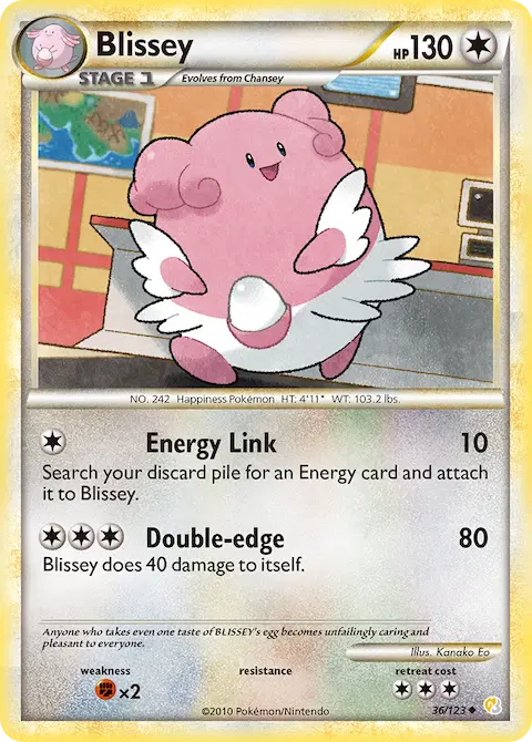 Blissey, HeartGold SoulSilver 36/123