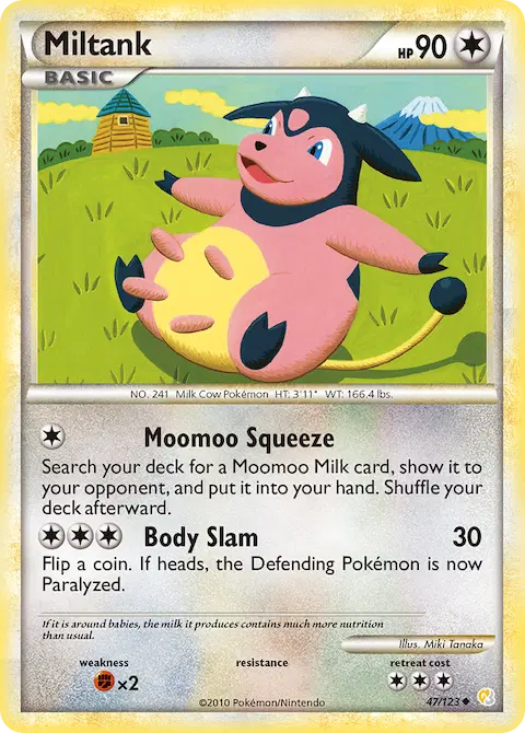 Miltank, HeartGold SoulSilver 47/123