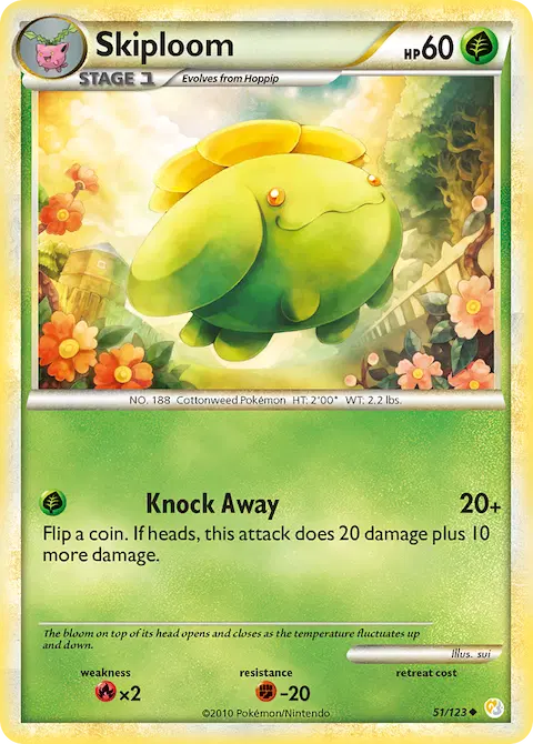Skiploom, HeartGold SoulSilver 51/123
