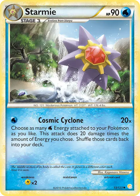 Starmie, HeartGold SoulSilver 53/123