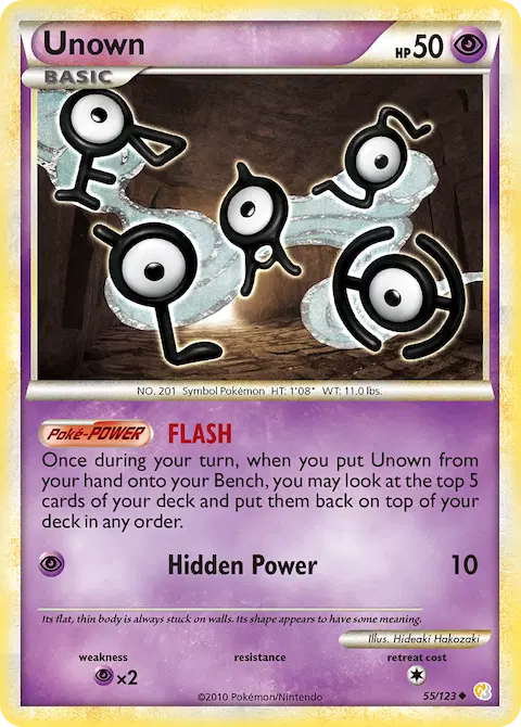 Unown, HeartGold SoulSilver 55/123